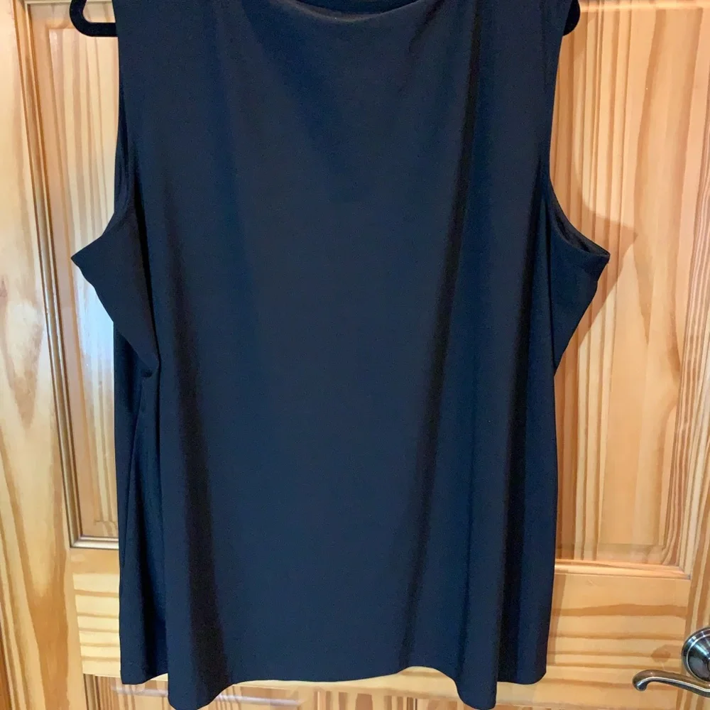 Jones Studio Black Sleeveless Blouse - Picture 4 of 7